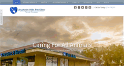 Desktop Screenshot of anaheimhillsvet.com